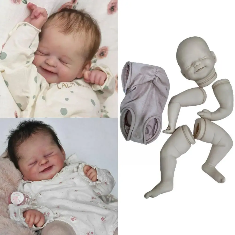 

21 Inch Unassembled Popular Sweet Face Rebirth Dolls Realistic Baby Gifts Soft Reborn Silicone Dolls Limited Set Edition G0T4