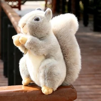 cute little squirrel plush toy jungle mouse kindergarten lecture props ragdoll realistic dolls