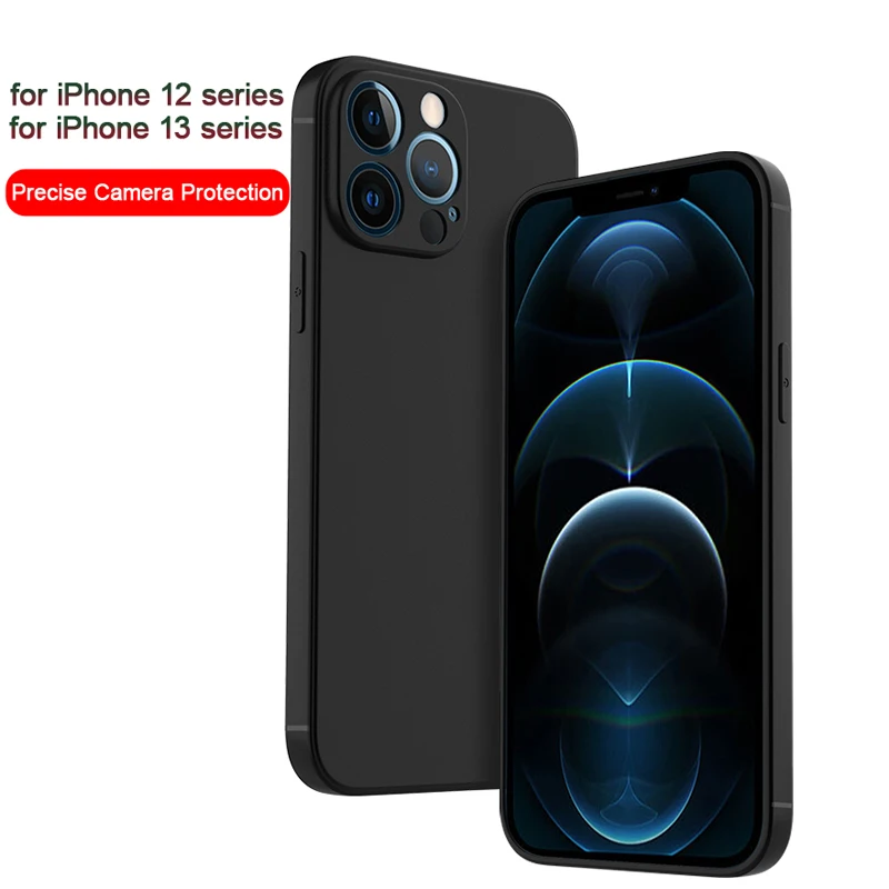 Ultra-Thin TPU Matte Case for iphone 7 8 14 Plus SE 2020 13 12 Mini Cases Soft Cover for iphone 6 6s X Xs Xr 11 Pro Max 5 5s