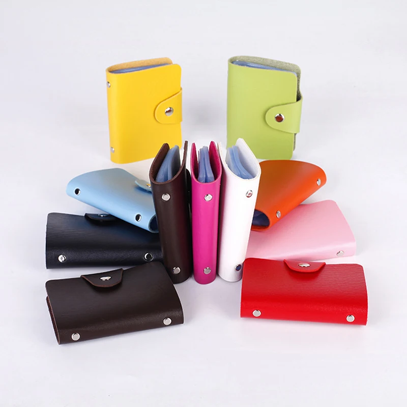 1 шт. сумка держатель для карт случайный цвет кредитных 24 биты Чехол органайзер