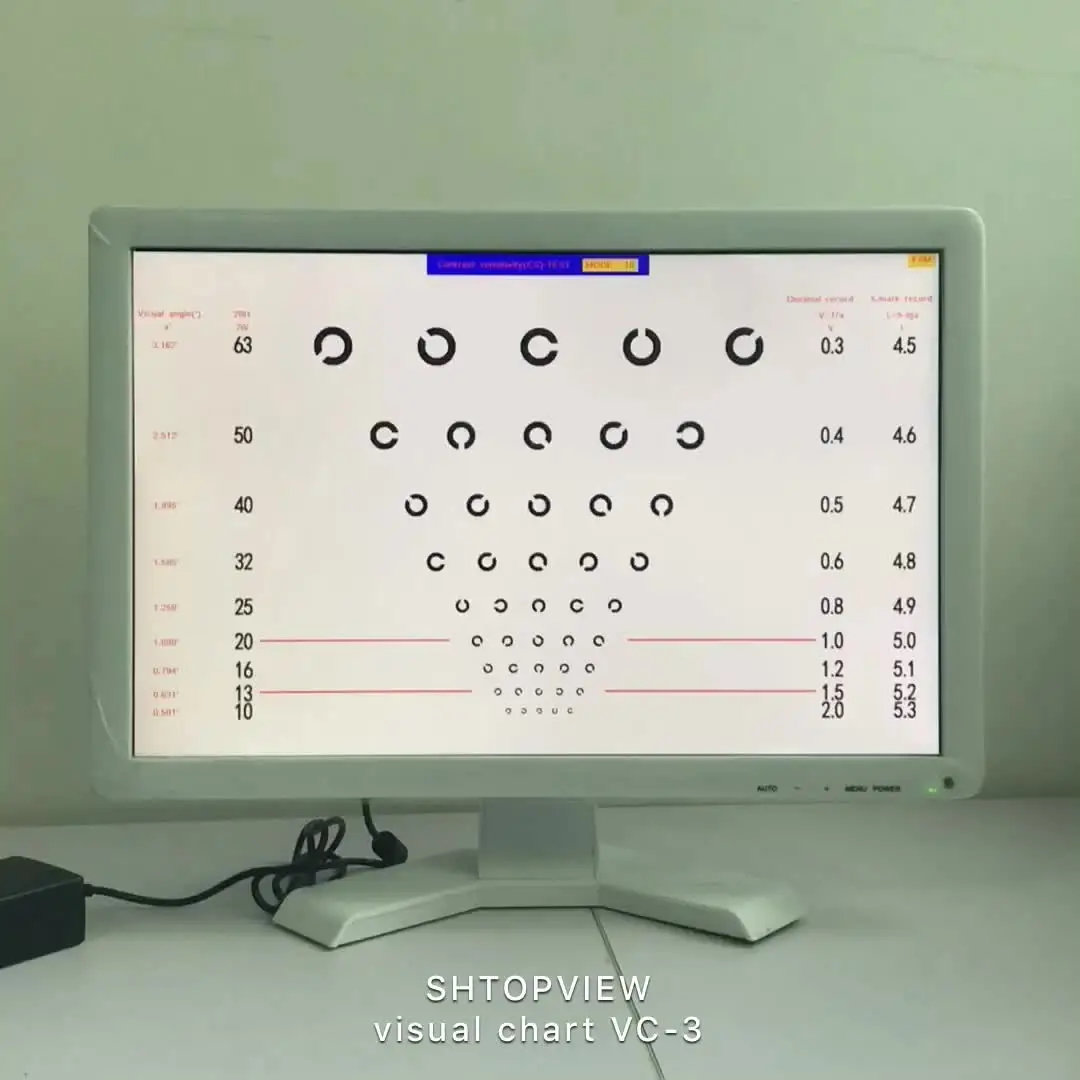 

19 Inch LCD Visual Panel Chart VC-3 Lcd Vision Eye Chart