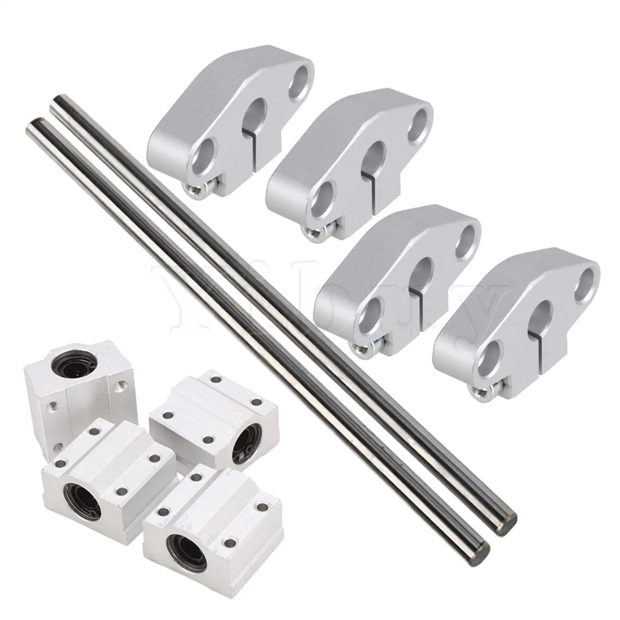 

8 мм вертикальный линейного движения шариковых подшипников Поддержка 20 см оптическая ось Набор