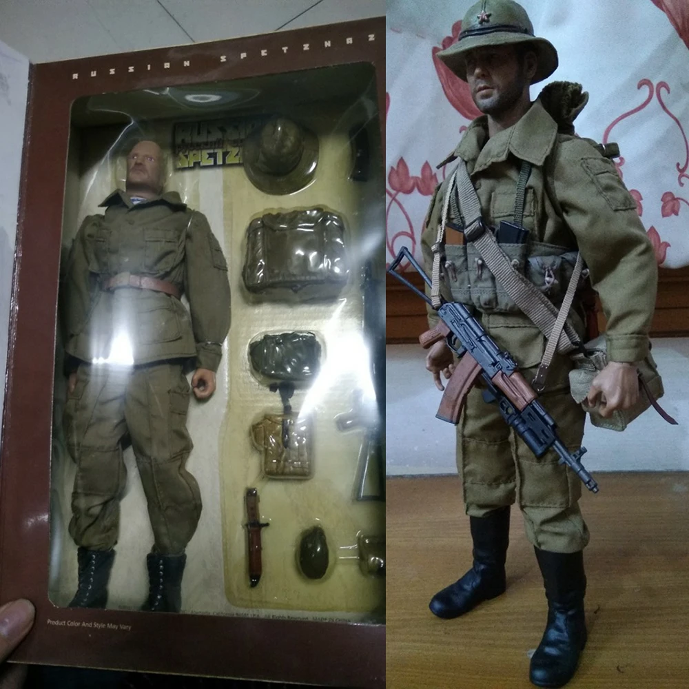 

1/6 Russian Chechen Special Forces Body Head Clothes 12" soldier Figure