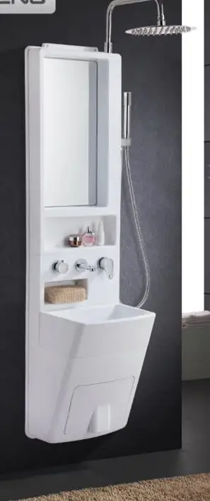 

The bathroom ark combination lens ark. Wash the sink.. Toilet condole belt double shower faucet