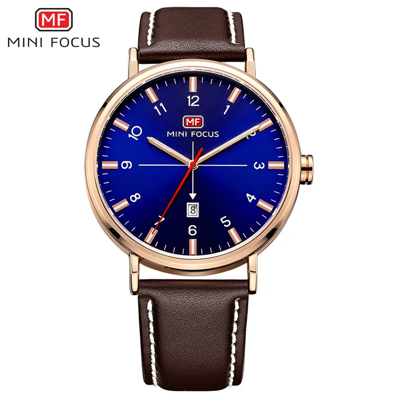 

MINIFOCUSMF0019G quartz watch simple business cross strap casual men's watch