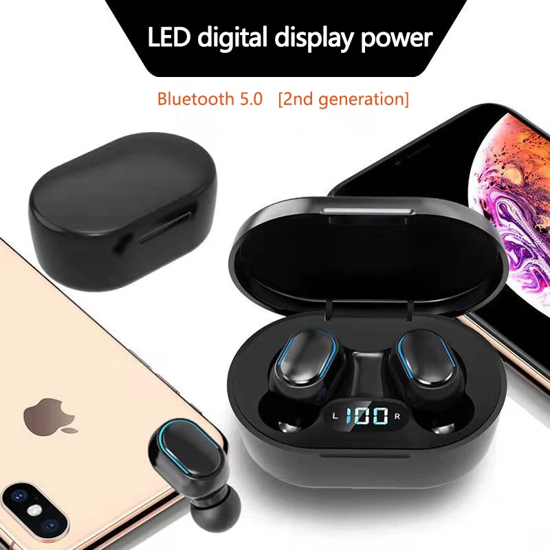 Caridite I7 TWS Bluetooth-наушники Новое поступление Беспроводная стереогарнитура с супер