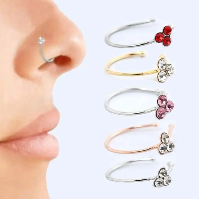 1 шт. декоративное кольцо для носа игрушки макияжа лака ногтей растворимый лак