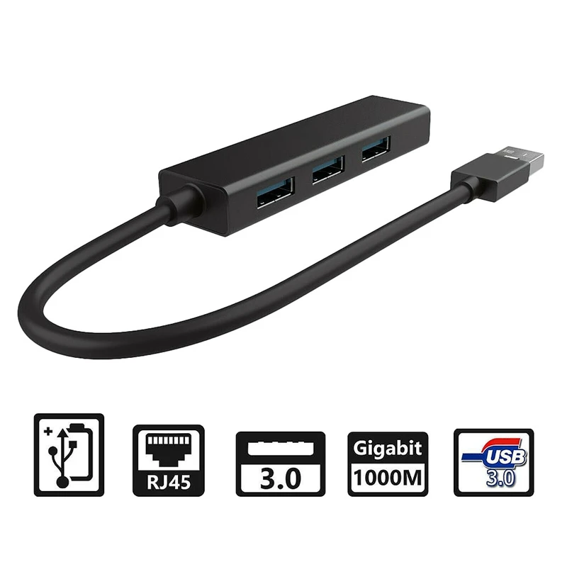 USB 3 0 Gigabit Ethernet Lan RJ45 1000 Мбит/с сетевой адаптер порта концентратор для Mac PC|Сетевые