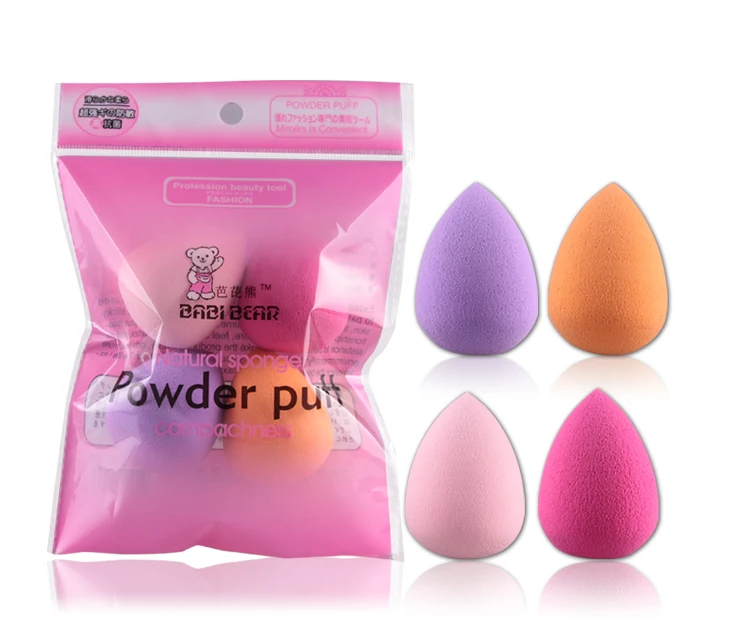 Косметическая губка для макияжа спонж пудры губки гладкого тонального крема