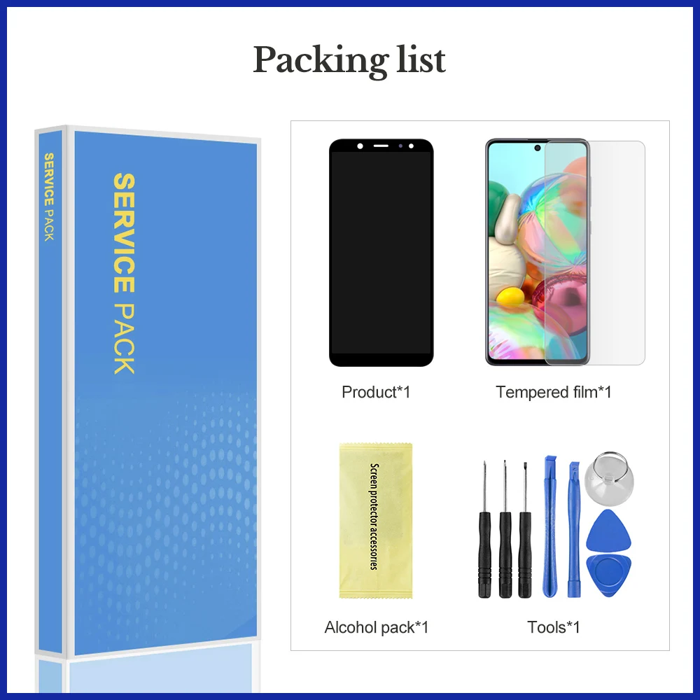 ЖК дисплей и сенсорный датчик в сборе для SAMSUNG Galaxy A6 2018 A600 LCD A600F A600FN A600G/DS|Экраны