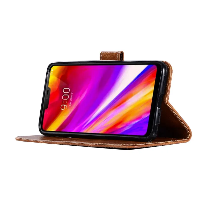 Чехол-бумажник для LG G7 чехол 6 1 дюйма с Обложка на заднюю панель из искусственной