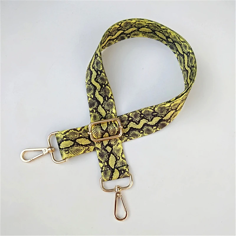 Кожа змеи нейлоновая сумка ремешок для DIY замена Регулируемая через плечо