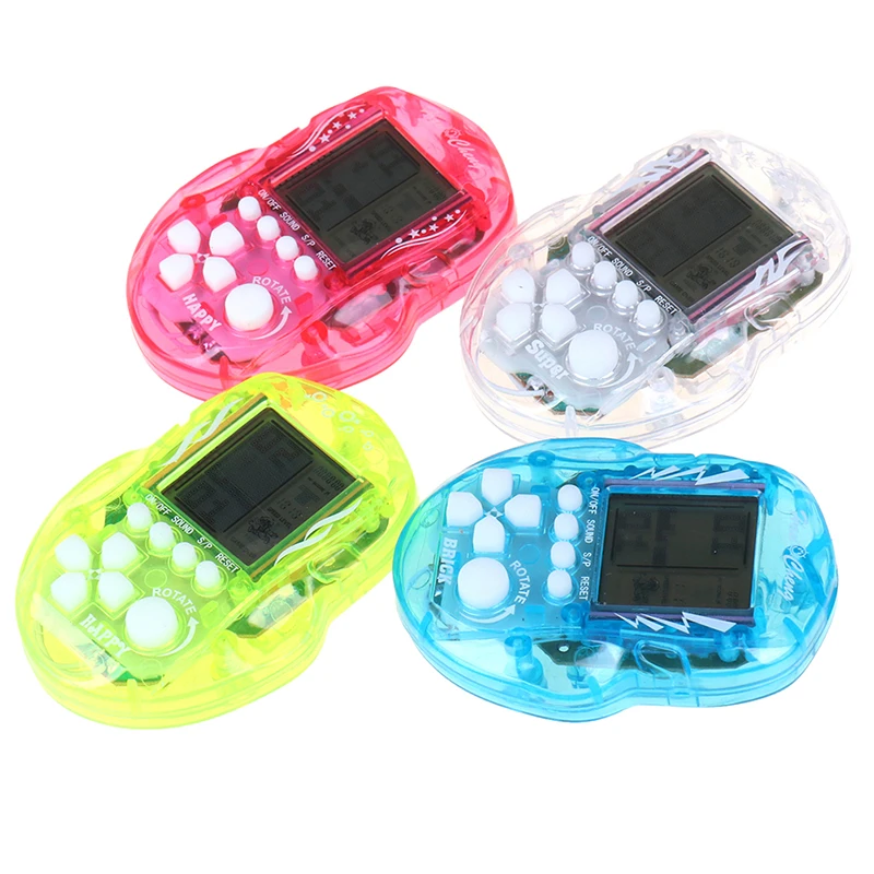 Mini Tetris Game Player Portable Console Digital Pocket Handheld For Children | Электроника