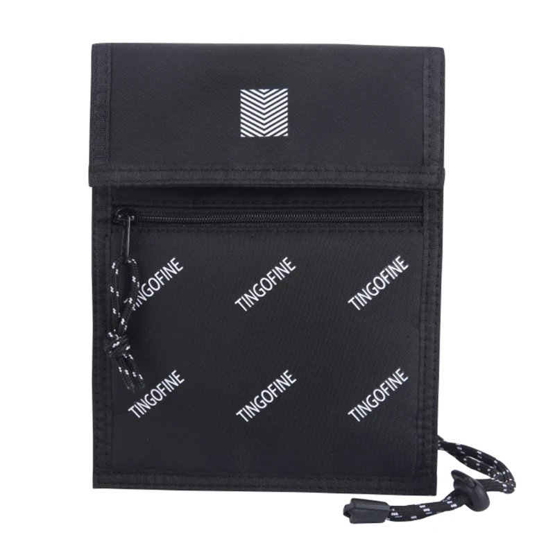 

Passport Holder Cash Holder Travel Hanging Neck Wallet Multi-pocket Zipper/Velcros Lock Design for Adult Travel Outdoor