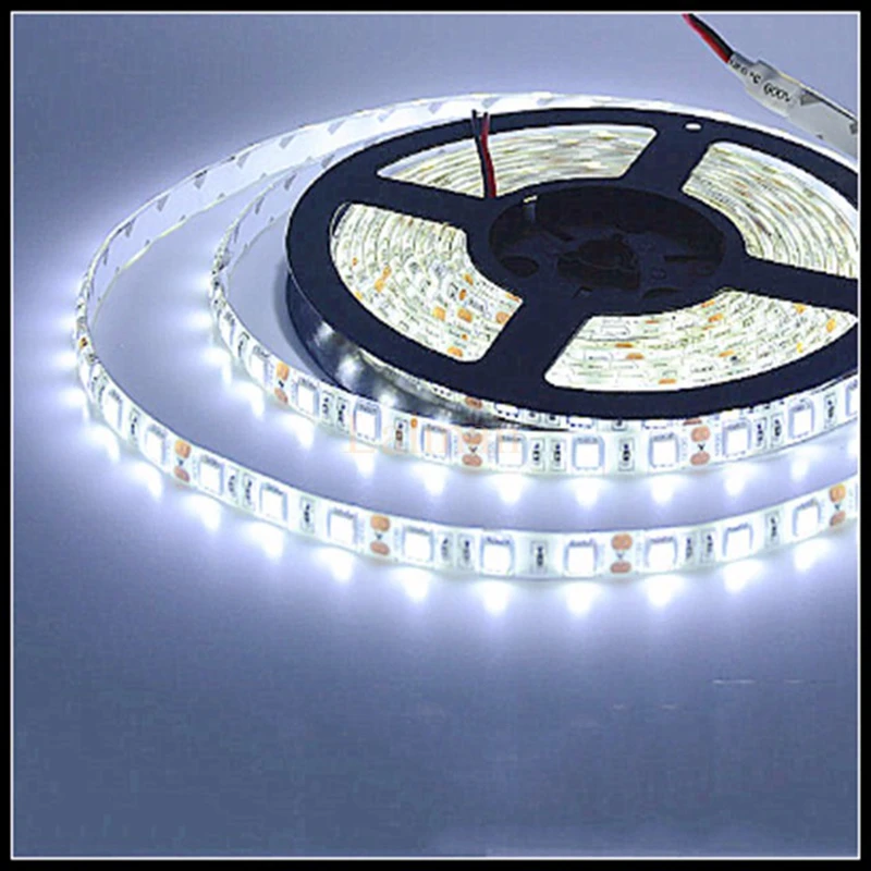 SMD5050 Светодиодная лента DC12V IP65/IP20 60led/m 5 м/лот RGB белый теплый синий зеленый красный