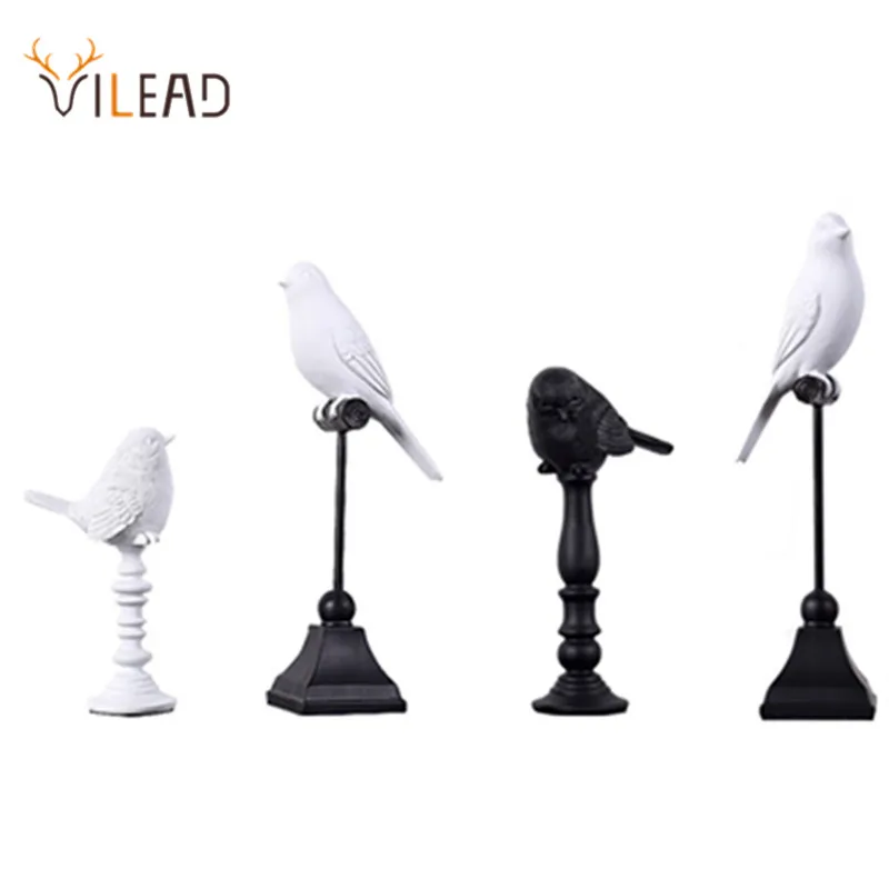 

Фигурки птиц из смолы VILEAD, скандинавские абстрактные поделки, Креативные украшения для дома, домашний декор, домашний шкаф для телевизора, Р...