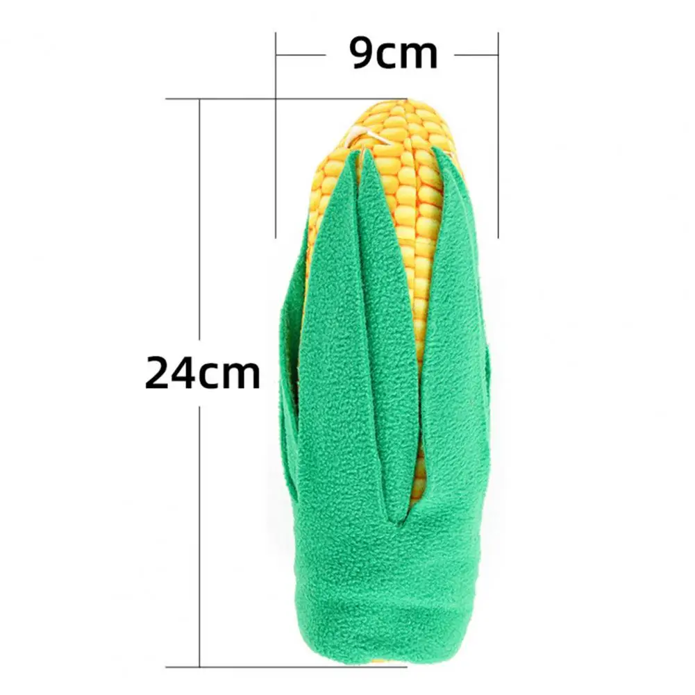 

Two-in-One Corn Shape Dog Food Spilled Plush Toy Chew Teeth Cleaning Pet Access Dog Toys Supplies Pet Products Non-toxic dog toy