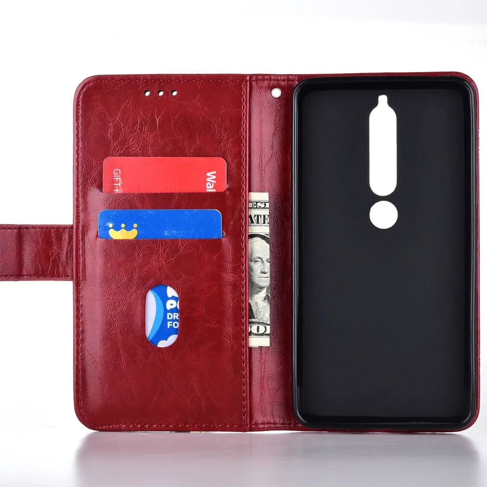 Чехол для Nokia 9 8 7 1 6 5 3 Plus кожаный чехол-книжка с бумажником 4 2 2017 X5 X6 X71 чехол |