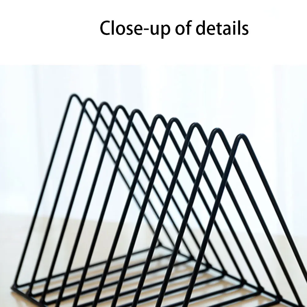 Ins книжная полка настольный металлический блок для книг офисные газеты журналы