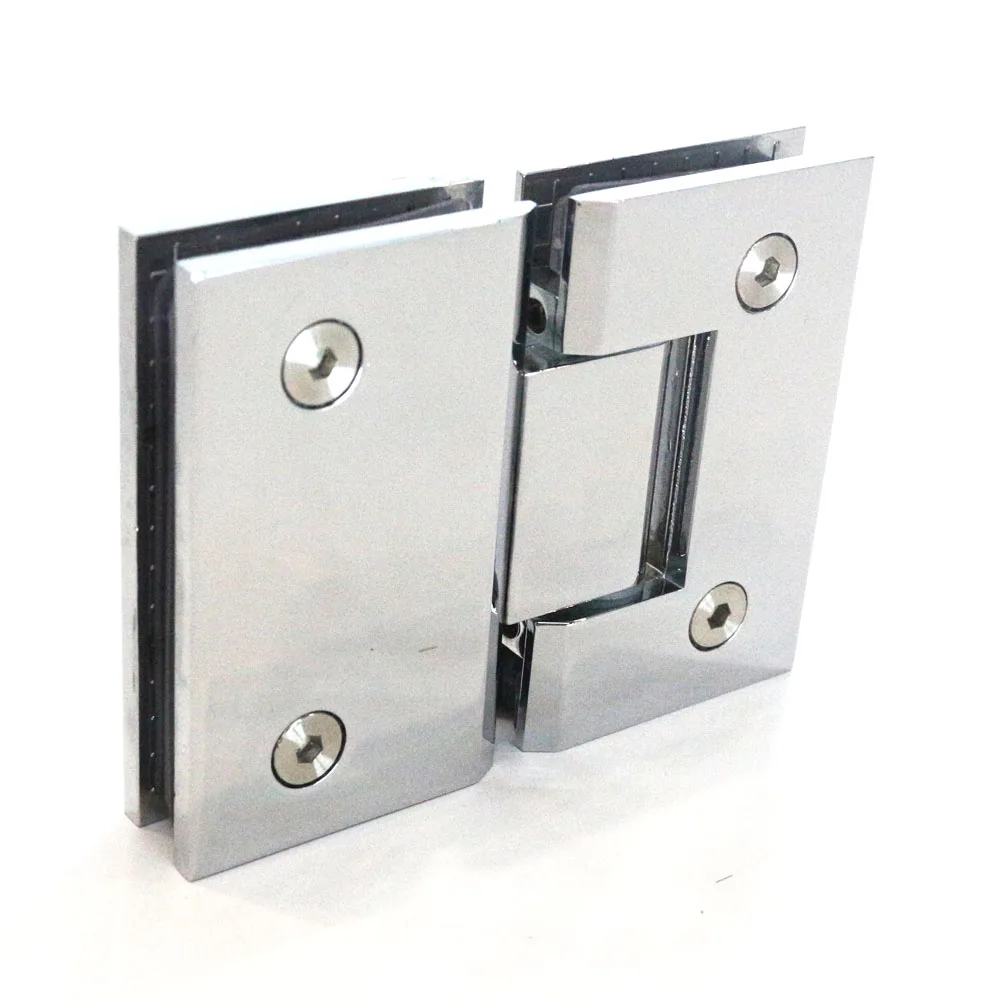 

180 градусов, стеклянные дверные петли из нержавеющей стали, Сверхмощный зажим для ворот в ванную комнату, дверные петли для душевой, подходи...