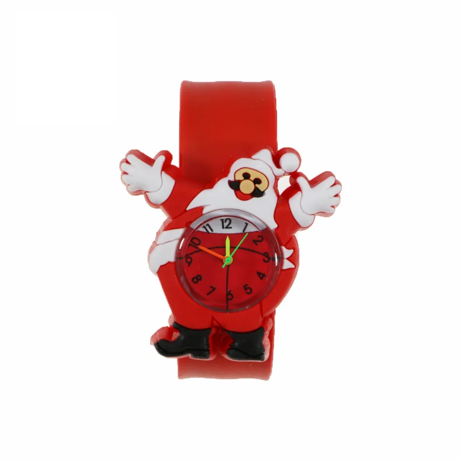 Santa Claus Watch Детские часы для девочек, красивые часы с единорогом для девочек и мальчиков, детские пластиковые часы, детские наручные часы - Цвет: Santa Claus Watch