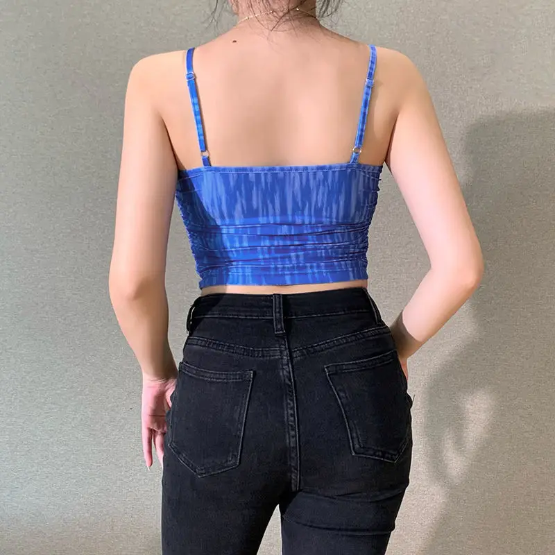 

Cheap wholesale 2021 spring summer new fashion casual lady beautiful nice women Tops woman female OLhalter top tank top Fy1491