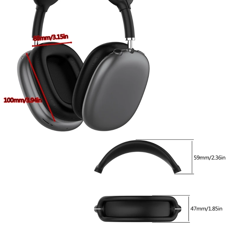 

Suitable For -Air Max Earphone Protective Sleeve Hood Silicone Protective Shell Inner Sleeve Headset Protective