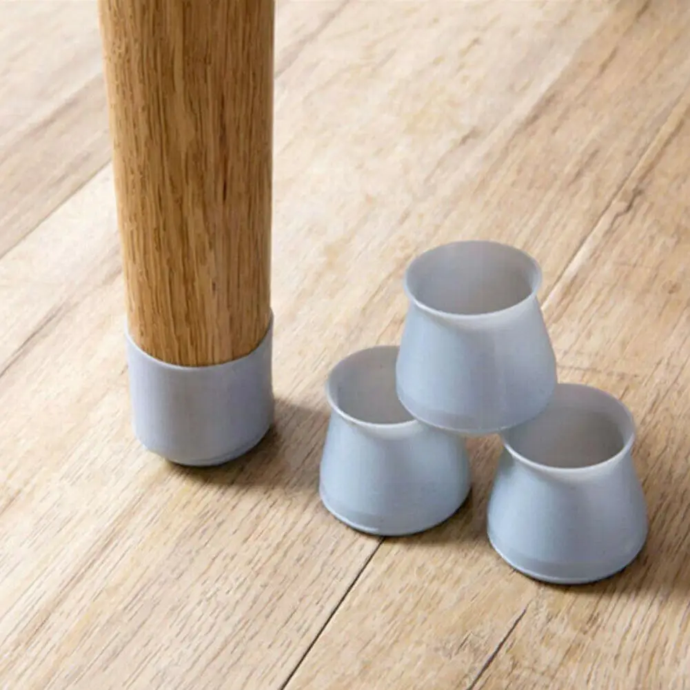 

8/16pcs Table Chair Stool Protection Foot Cover Silicone Feet Protector Pads Table Chair Wear-resistant Non-slip Furniture E2V6