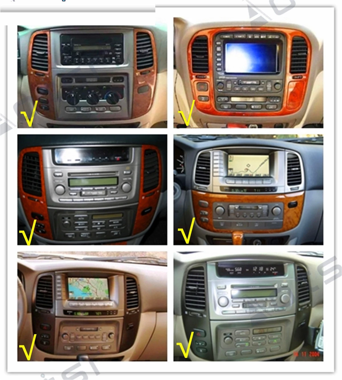 Автомагнитола 12 1 дюйма Din Android 10 для Lexus LX470 Toyota Land Cruiser 100 автомобильный Dvd-плеер с
