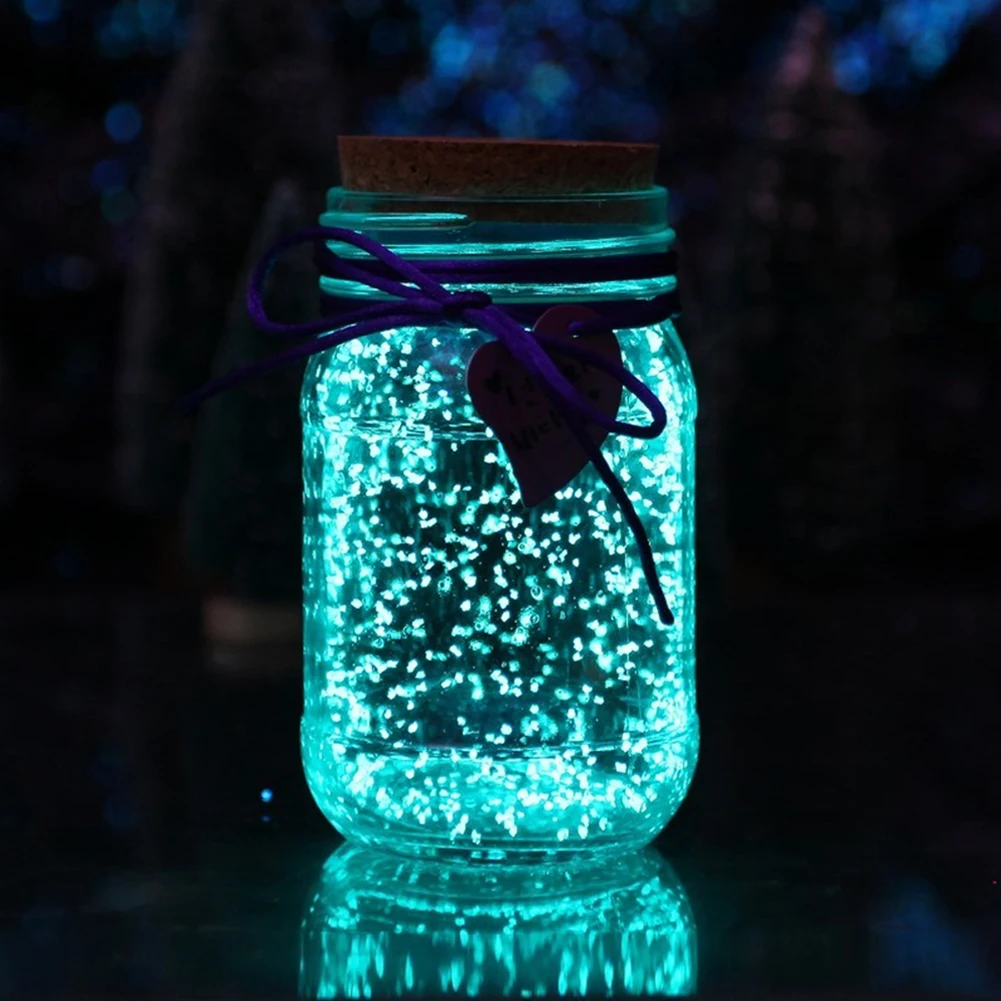 

50g A Bag Fluorescent Glow In The Dark DIY Star Wish Particles Luminous Power Night Party Home Decoration