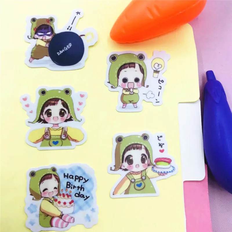 

40 cute anime stickers crafts scrapbook decoration stickers DIY cute stationery