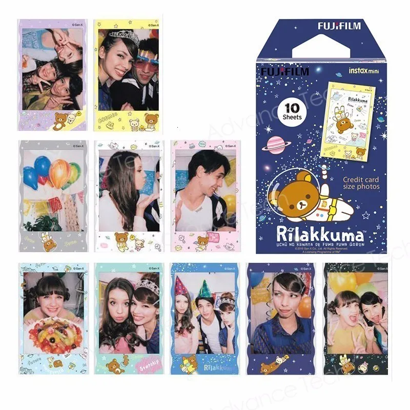 Fujifilm Instax Mini 8 пленка 10 листов Синий Rilakkuma hello kitty Fuji фотобумага для 70 50s 7s 90 25 SP2 LOMO мгновенная камера