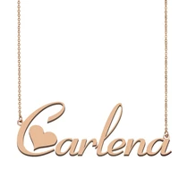 carlena name necklace custom name necklace for women girls best friends birthday wedding christmas mother days gift