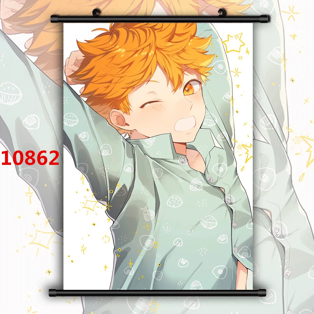 Haikyuu! Kageyama Tobio x Hinata Shouyou Аниме Манга HD печать на стене постер свиток | Дом и сад