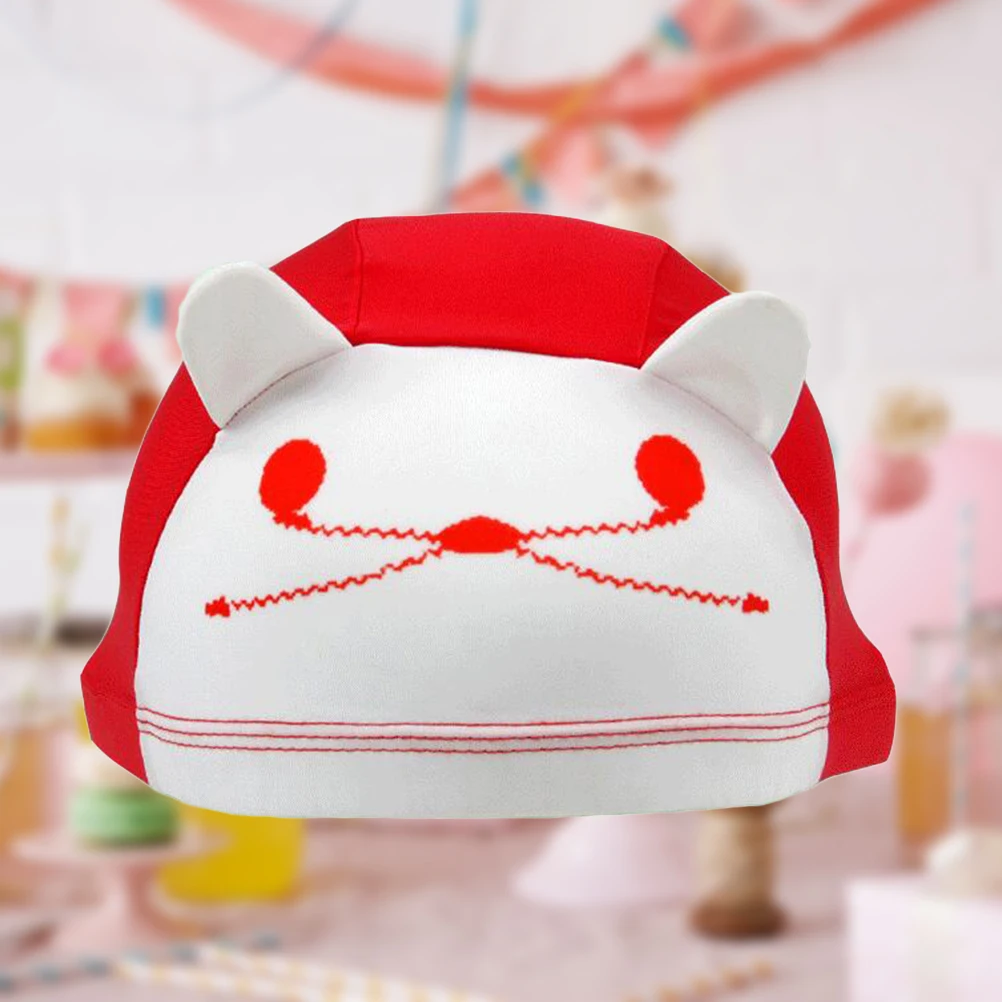 Мультяшный стиль милая дышащая шапочка в форме кота для плавания мальчиков и