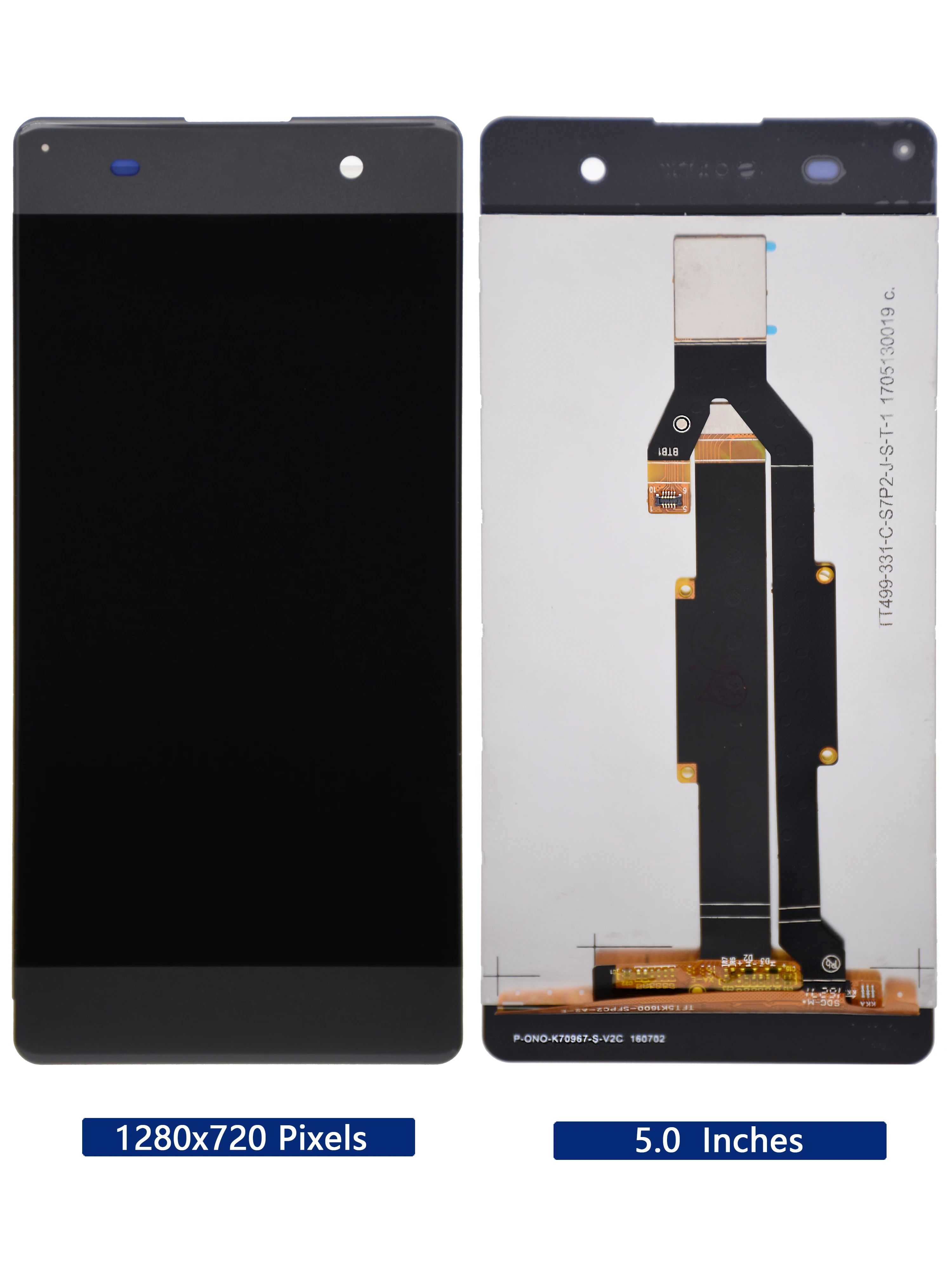 5,0 "Original para Sony Xperia XA F3111 F3112 F3115 F3116 pantalla LCD de montaje de digitalizador con pantalla t&aacute;ctil de reemplazo-1