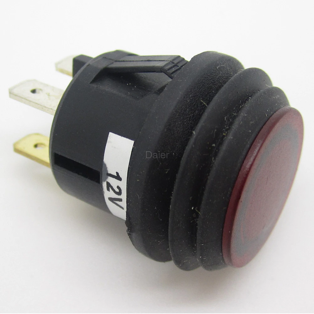 2 шт 12V 20A SPST 3 Pin вкл/выкл круглый Кулисный переключатель для электромобиля с