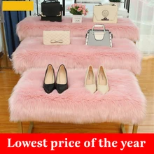 Madream Soft Plush Carpets Fashion Pink Faux Fur Rug Home Bedroom Bedside Floor Mats Cabinet Booth Fluffy Plush Long Carpet 2021 Madream Soft Plush Carpets Fashion Pink Faux Fur Rug Home Bedroom Bedside Floor Mats Cabinet Booth Fluffy Plush Long Carpet 2021