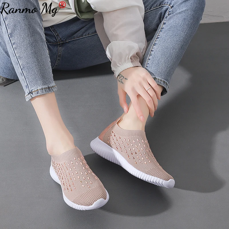 

Sneakers Women Shoes 2021 Breathable Mesh Casual Walking Shoes Woman Vulcanize Shoes Women Sneakers Tenis Feminino Size:35-40