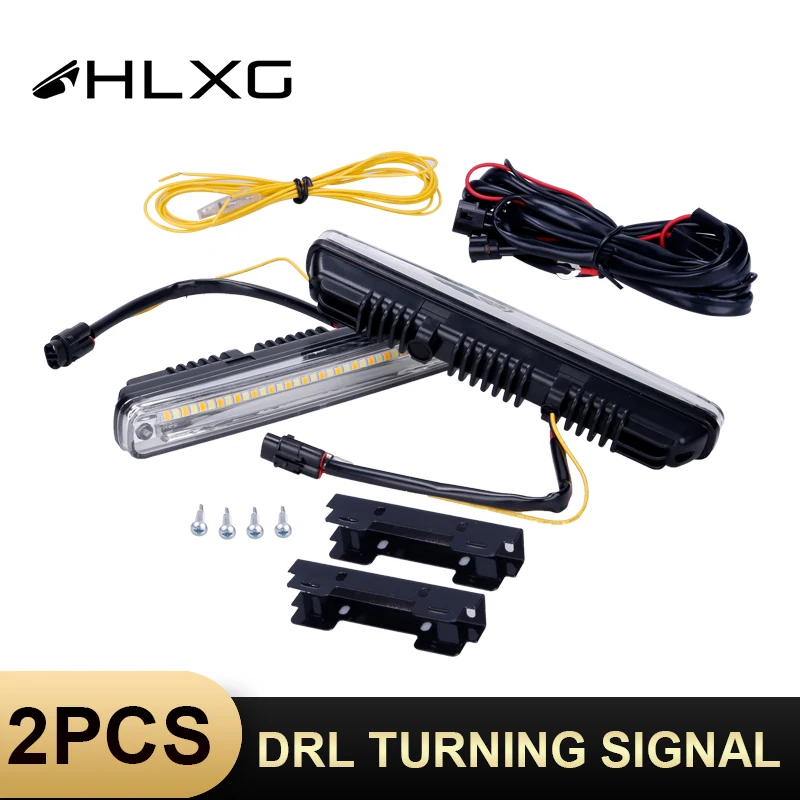 2 шт. светодиодный противотуманный светильник для автомобилей белый дневной