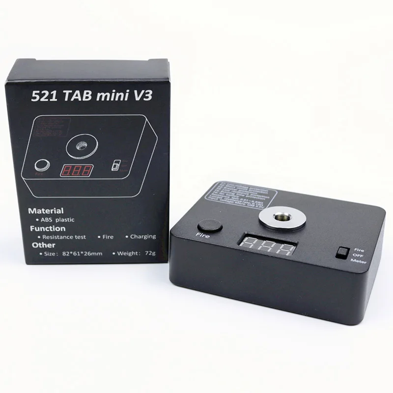 Набор инструментов 521 TAB Mini V3 атомайзер цифровой тестер сопротивления Ом