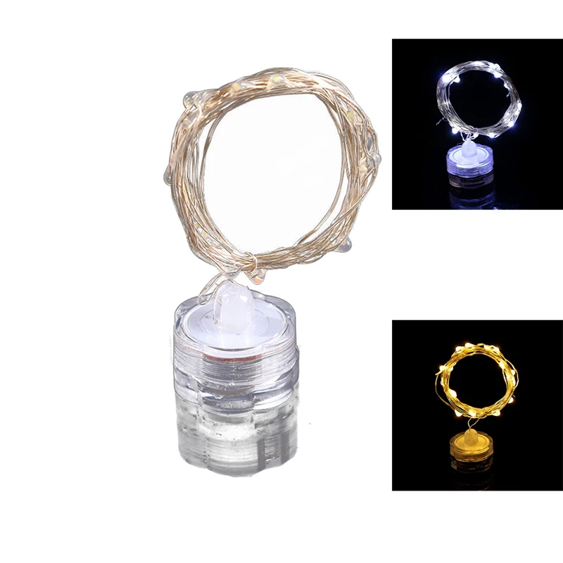 

GTBL Рождественская Праздничная кнопка, коробка для батарей, латунная проволочная свеча, латунная проволочная лампа