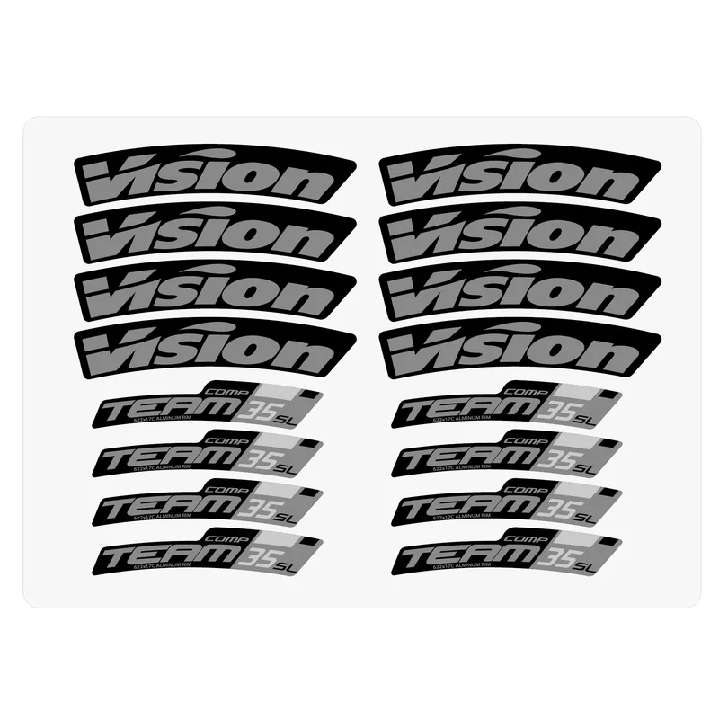 Видение команда 35 sl comp колеса Набор наклеек нож из углеродной стали кольцо