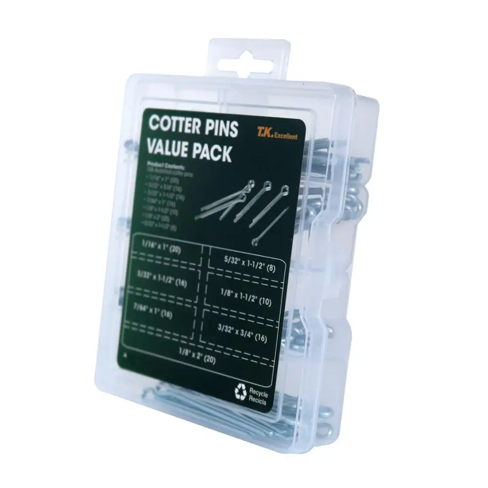 Т. К. Отличный ассортимент оцинкованный комплект штырей 106 шт|Булавки| |