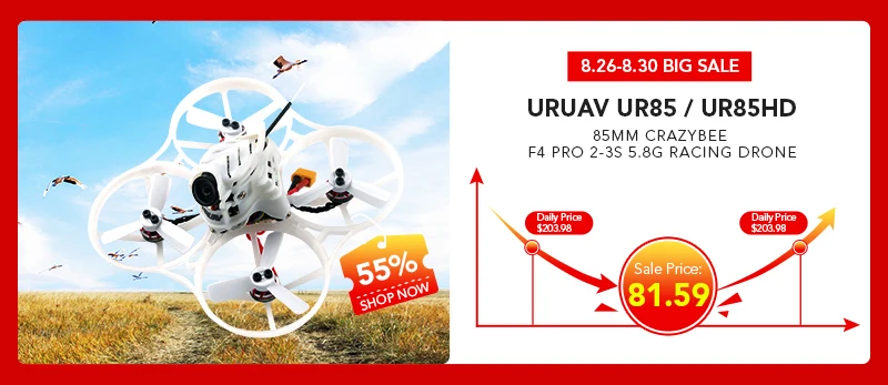 1/2/4 шт. Happymodel SE0802 1-2S 16000KV 19000KV миниатюрный бесщёточный электродвигатель для Mobula7 Snapper7 Мультикоптер RC Drone часть Радиоуправляемый квадрокоптер