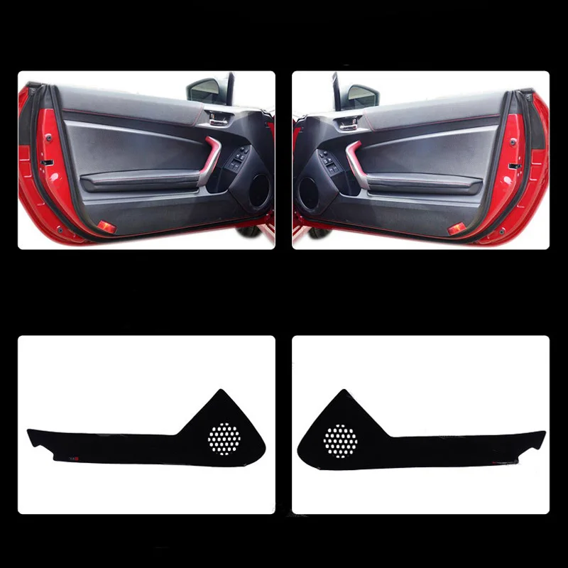 

2 шт ткань защитные коврики анти-удар декоративные прокладки для Subaru BRZ 2013