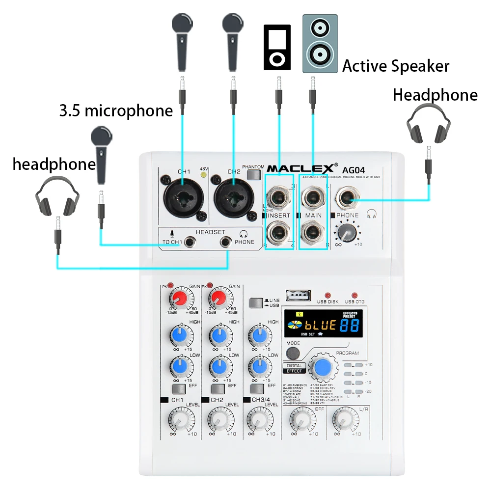 

Maclex AG04, DJ , USB, 48