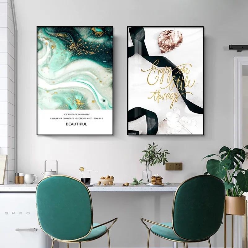 Современная Абстрактная обтекаемая картина с драгоценными камнями домашний