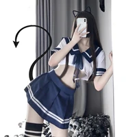 ojbk school girl japanese plus size costumes women sexy cosplay lingerie student uniform with miniskirt cheerleader outfit new