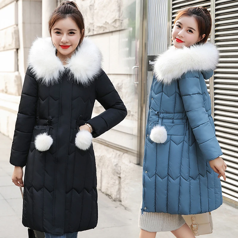 Прямая поставка 2019 зимняя женская куртка пальто парки женские ватные куртки